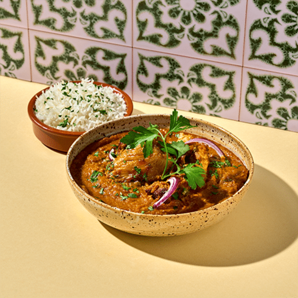 Spicy chicken madras van Zesty Stiens